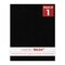 Black with Black Core 19x24 Uncut Mat Board - Blank Sheets, No Opening
